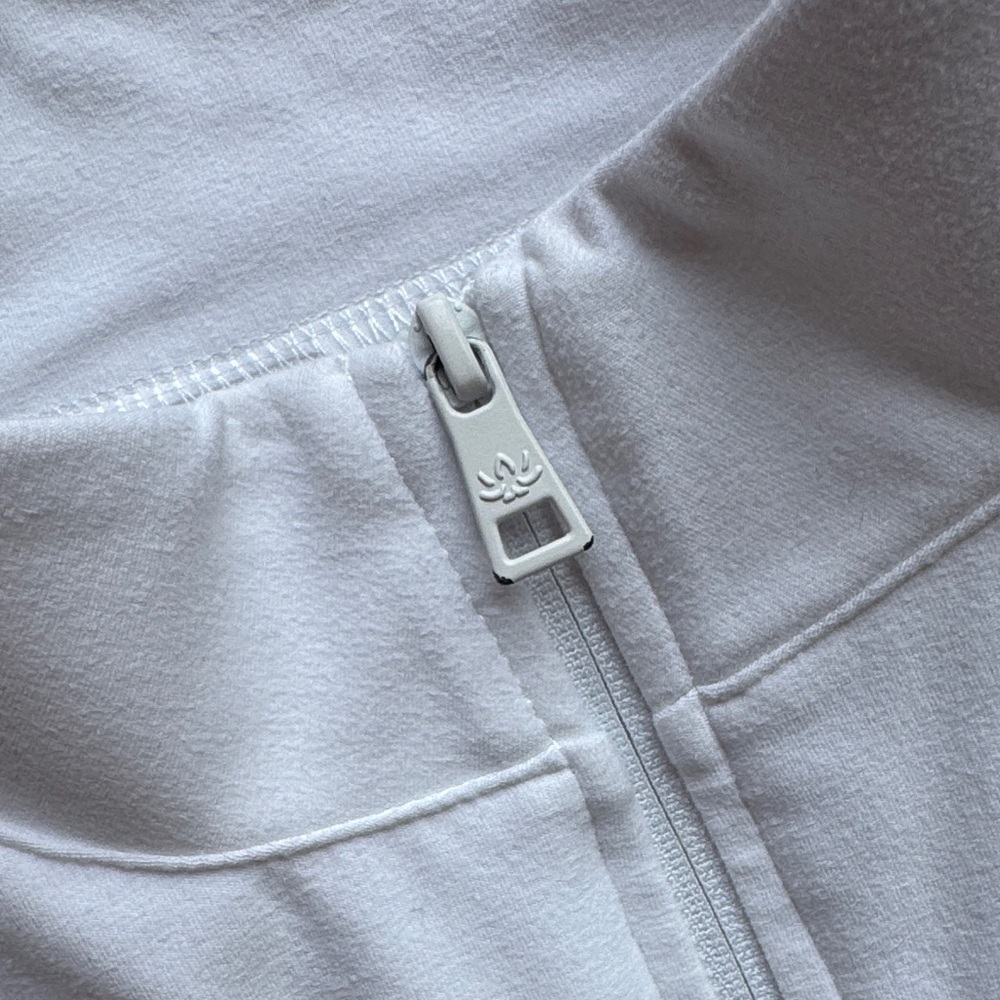Beyond Yoga Women’s White Zip-Up Jacket Small - Picture 6 of 6